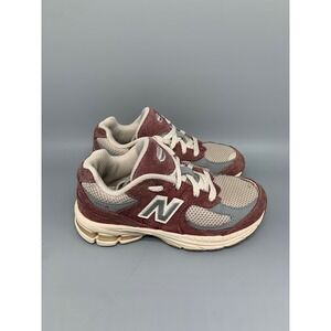 New Balance 2002R Burgundy Grey Running Shoes PC2002S Boys Sz 12